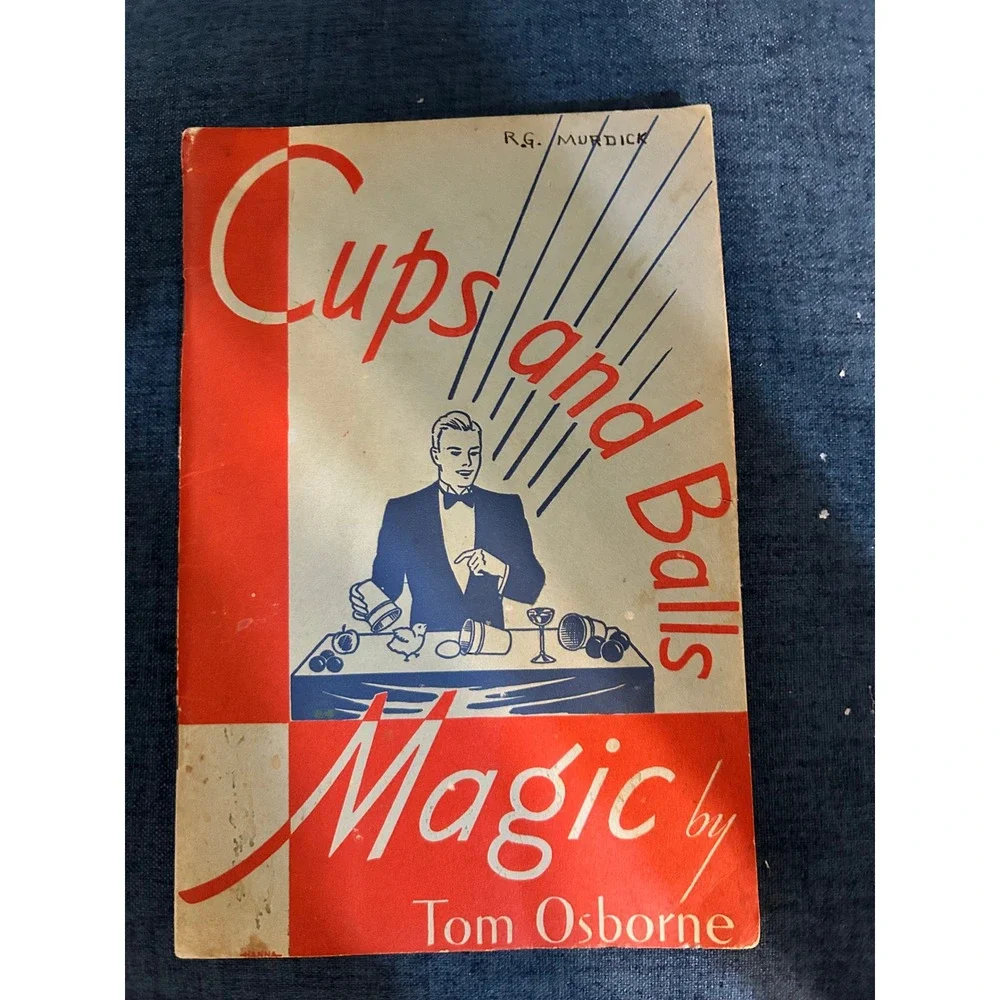 1937 Cups and Balls Magic Tom Osborne Kanter's Magic Shop First Edition Book